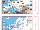 Un Dossier Complet Pour Étudier L'europe (Cartes, Drapeaux dedans Carte Europe Vierge Cm1
