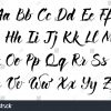 Un Exemple De Calligraphie Moderne Pour Vos Titres | Lettres encequiconcerne Modele Calligraphie Alphabet Gratuit
