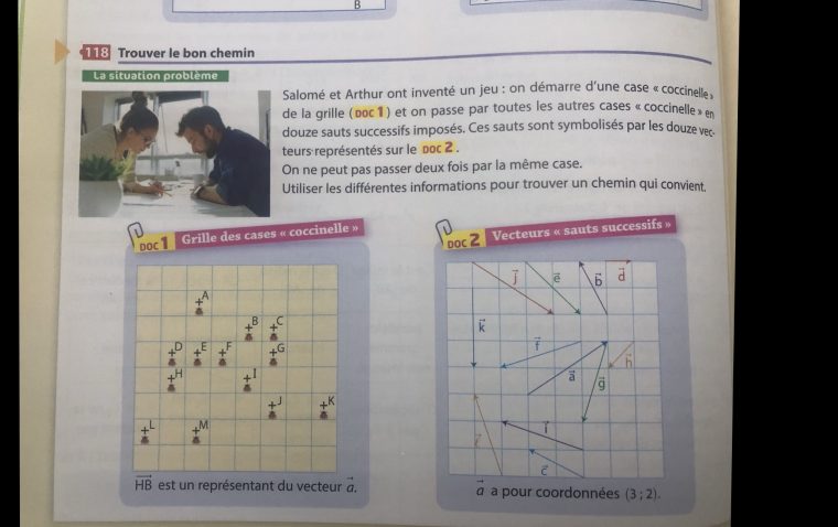 Un Jeu De Vecteurs | Digischool Devoirs à Jeux De Exercice De Maths