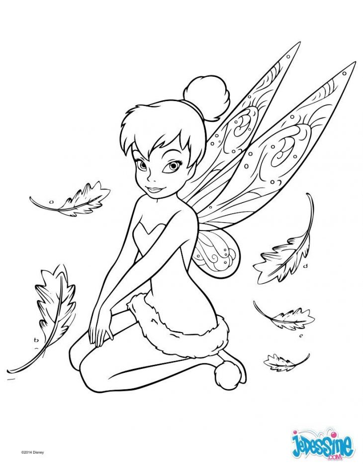 Un Joli Coloriage De Peter Pan Avec La Fée Clochette. Un avec Jeux De Fee Gratuit