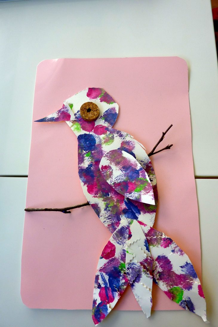 Un Oiseau De Printemps ! | Activités De Printemps, Bricolage à Activité Manuelle Pour Cp