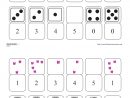 Un Petit Jeu De Dominos Pour Découvrir Les Chiffres De 0 À 5 destiné Jeux Avec Chiffres