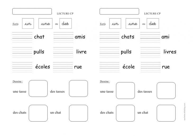 Un Peu De Grammaire En Cp – Zaubette à Travaille De Cp A Imprimer