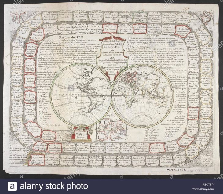 Une Carte Du Monde En Deux Hémisphères. . Nouvelle Methode tout Jeux De Carte Geographique Du Monde