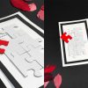 Une Carte Puzzle Facile Et Pas Chère Pour La Saint-Valentin avec Puzzle Facile Gratuit