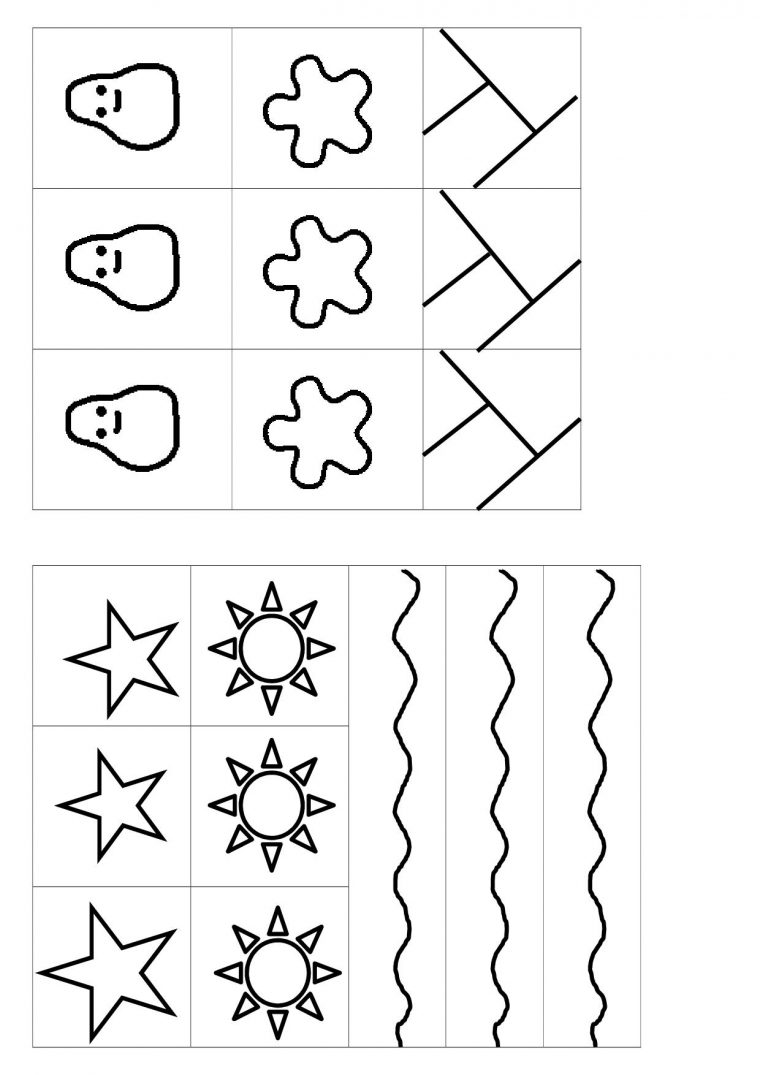 Une Progression Pour Bien Découper – La Maternelle De Camille à Formes À Découper Maternelle