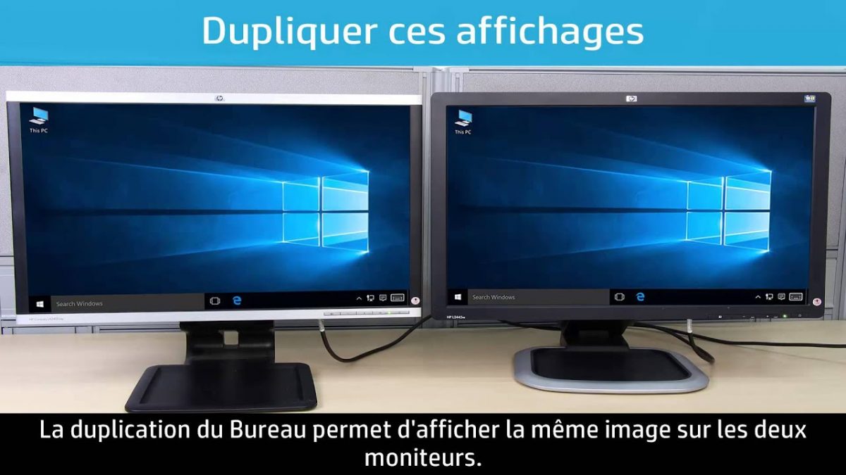 comment connecter deux ecran pc