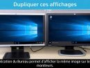 Utilisation De Deux Moniteurs Ou Plus Avec Un Ordinateur Sous Windows 10 serapportantà Relier Deux Pc