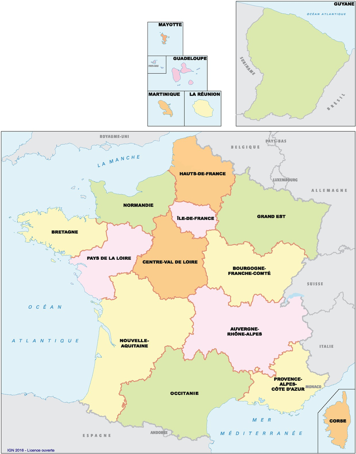 Vae Victis! Spatial Planning In The Rescaled Metropolitan dedans Les 22 Régions De France Métropolitaine 
