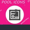 Vector Icons Pack Of 3 Filled Pool Icons. Simple Modern destiné Ux De Fille