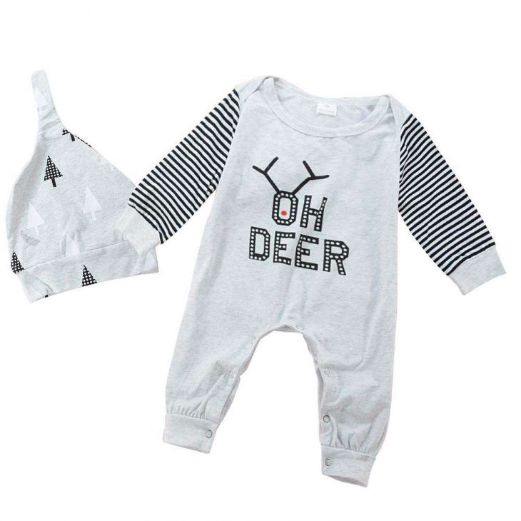 Vêtements Tout-Petit Jeu Infantile Bébé Garçon Coton Lettre Carton Manches  Longues Barboteuse Combinaison Girl + Chapeau Costume Vêtements Pour Bébés dedans Jeux De Vetement Pour Garçon