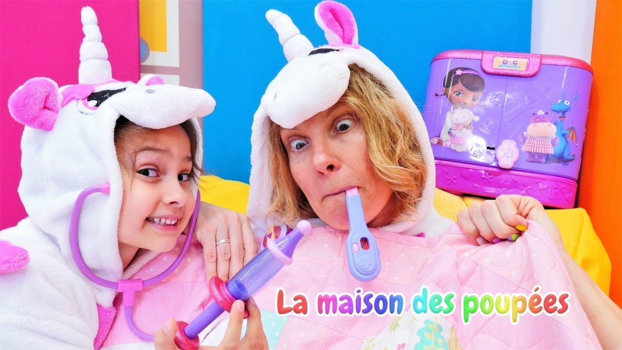 Vidéo En Français. La Famille De Licornes : Jeu Au Docteur destiné Jeux De Fille Gratuit Et En Français 