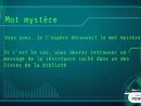 Vidéo Mission Mot Mystère Escape Game V 4Ème dedans Mot Mystere