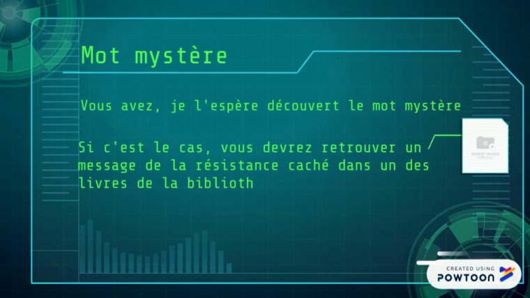 Vidéo Mission Mot Mystère Escape Game V 4Ème dedans Mot Mystere