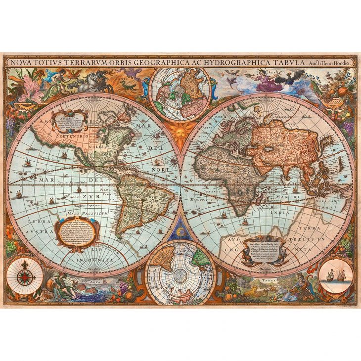 Vieille Carte Du Monde – 3000 Pièces Schmidt Spiele intérieur Carte Du Monde En Ligne