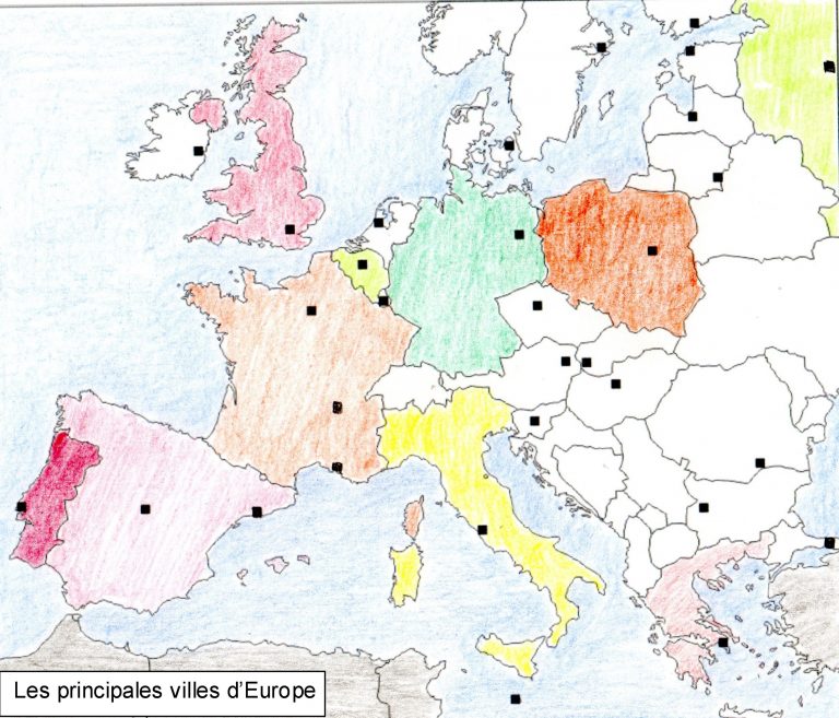 Carte Europe Vierge Cm1 - PrimaNYC.com