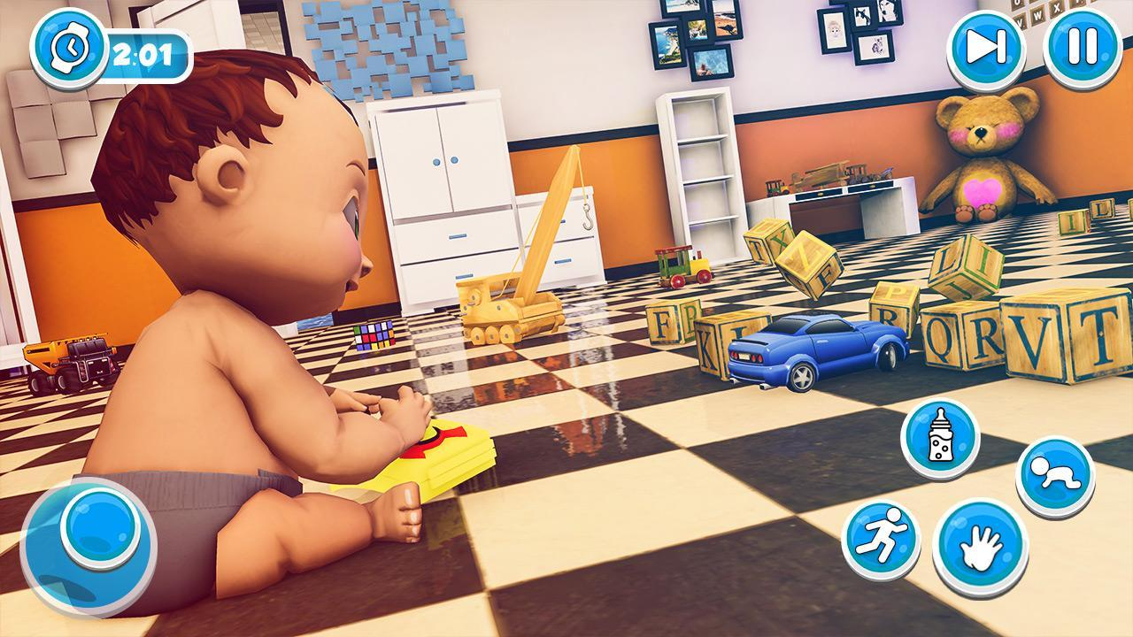 Virtuel Bébé Mère Simulateur Famille Jeux Pour Android serapportantà Jeux De Bébé Virtuel