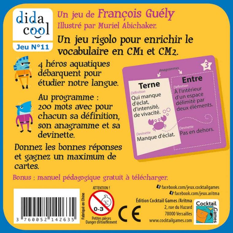 Vocadingo Cm1 Cm2 – Jeu De Vocabulaire Et D'orthographe Basé Sur Les  Anagrammes concernant Jeux De Cm1 Gratuit