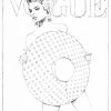 Vogue À Colorier (Vogue Paris) à Top Model À Colorier