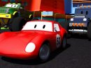 Voiture De Course Spid + 2 Camions Monster Trucks | Dessin Animé Pour  Enfant À La Flash Mcqueen Cars avec Jeux De Voiture Rouge