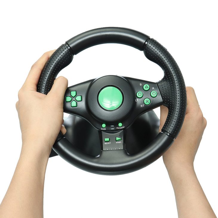 Volant De Jeu De Course Pour Console De Jeu Xbox 360 Ps2 Pour Ps3 Volant De  Voiture Pour Voiture Avec Vibrations Pc intérieur Jeux De Voiture Au Volant