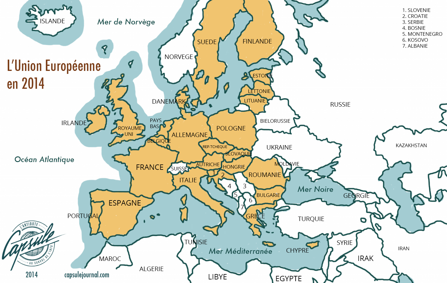 Voyage Europe De L&amp;#039;est 2015 | Corbeil 2015 pour Carte Europe Est 