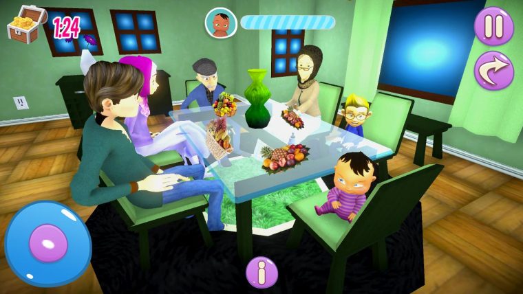 Vraie Mère Bébé Jeux 3D: Sim De Famille Virtuelle Pour dedans Jeux De Bébé Virtuel