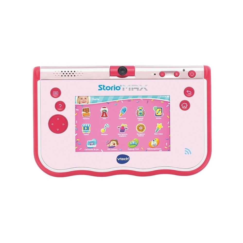 Vtech Tablette Storio Max 5 Rose 3-11 Ans Ca2 Ref 80-183855 à Tablette Jeux 4 Ans