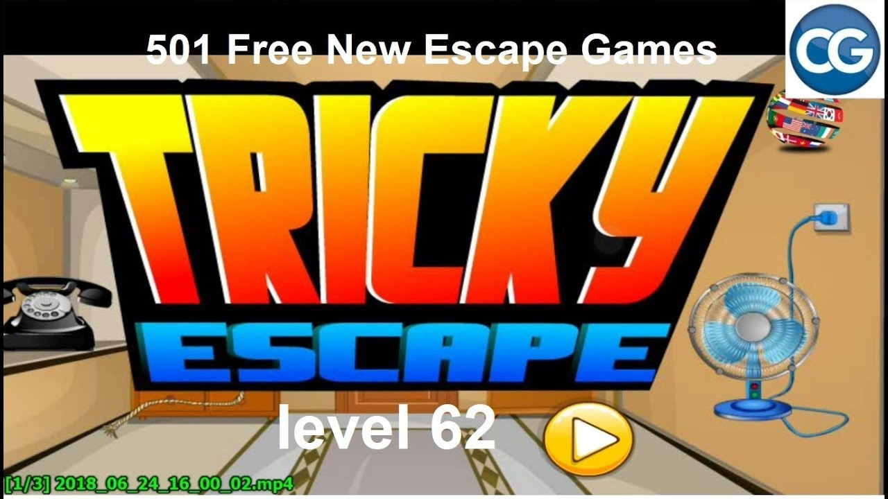 [Walkthrough] 501 Free New Escape Games Level 62 - Tricky Escape - Complete  Game pour Jeux De Solution Gratuit