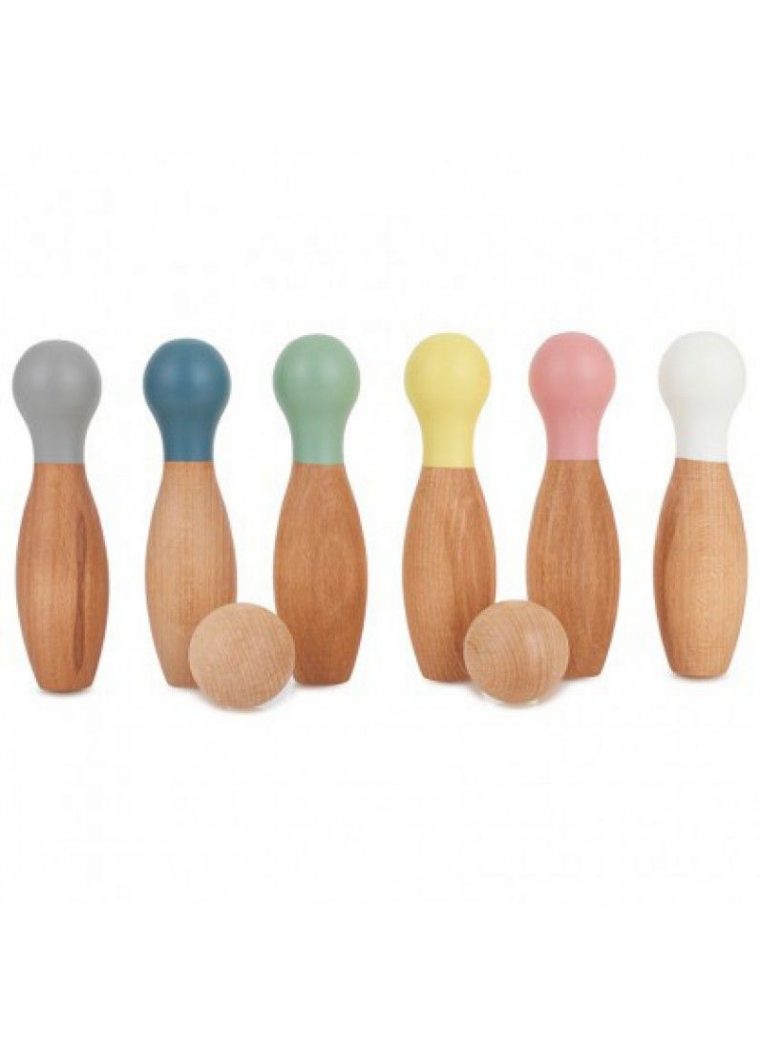 Wooden Bowling Set – New – Products : Fawn Shoppe – Global dedans Jeu Bowling Enfant