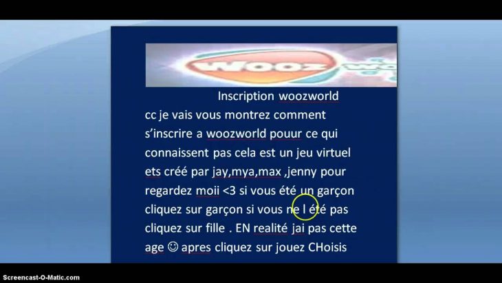 Woozworld Inscription intérieur Inscription Jeux De Fille