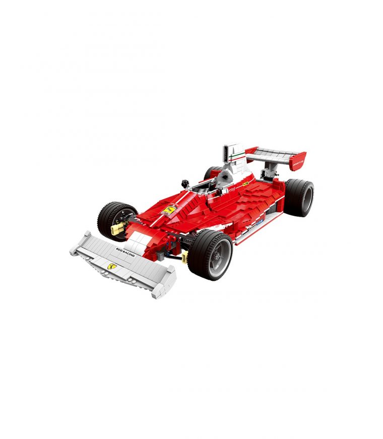 Xingbao 03023 Rouge De Formule Un, Voiture De Course Briques serapportantà Jeux De Voiture Rouge