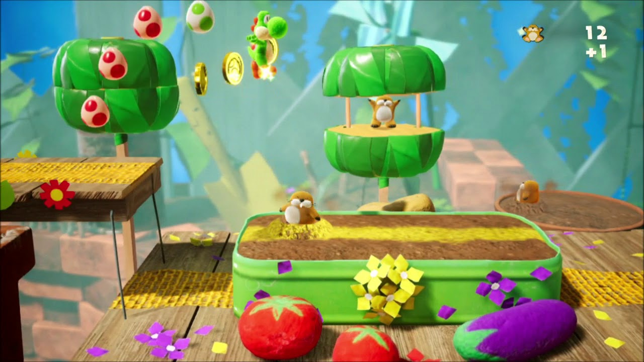 Yoshi's Crafted World : Défi Chasse Aux Topi Taupes destiné Jeu Chasse Taupe
