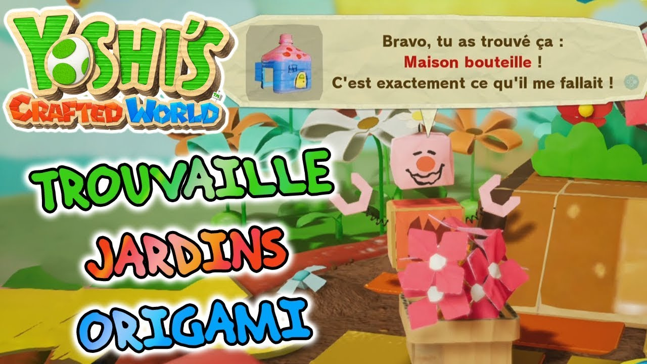 Yoshi's Crafted World : Les Trouvaille Du Jardin Origami intérieur Jeu Chasse Taupe