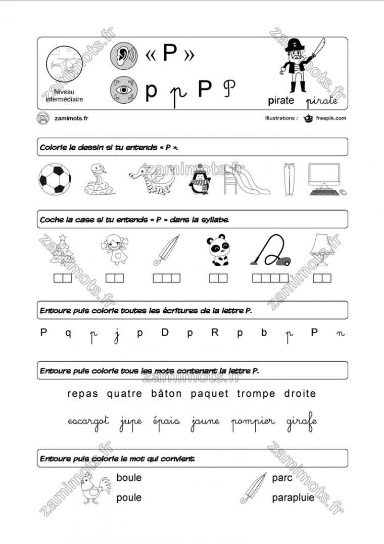 Zamimots – Fiches De Phonologie Pour Apprendre À Lire destiné Exercice Pour Apprendre A Lire