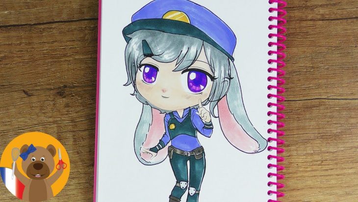 Zoomania Judy Hopps Dans Le Cahier Topmodel | Colorier Un Adorable Lapin intérieur Top Model À Colorier