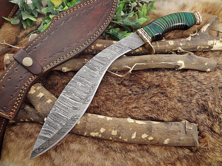 kukri messer damast