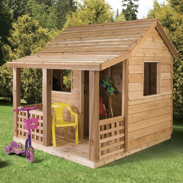 cabane de jardin en bois pour enfant