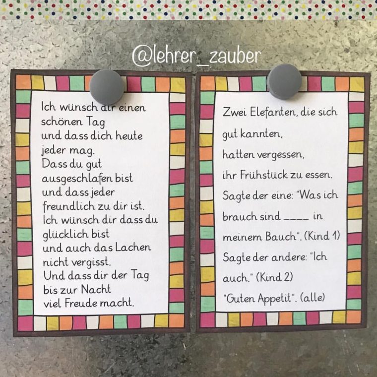 guten morgen reim grundschule