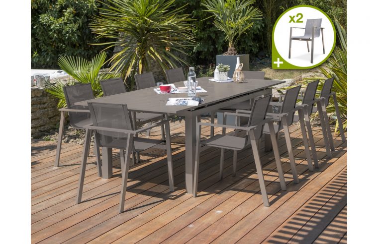 ensemble table de jardin