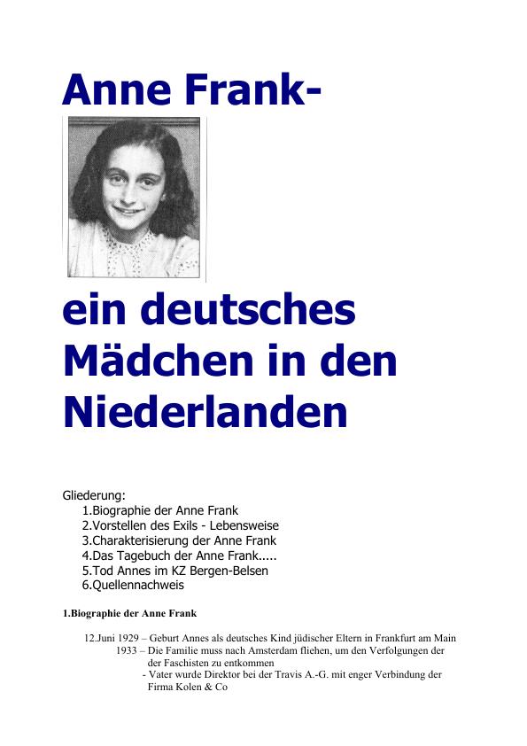 fragen zu anne frank