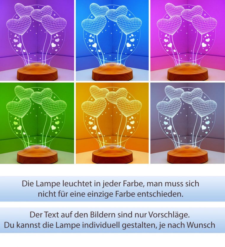 valentinstag geschenk lampe