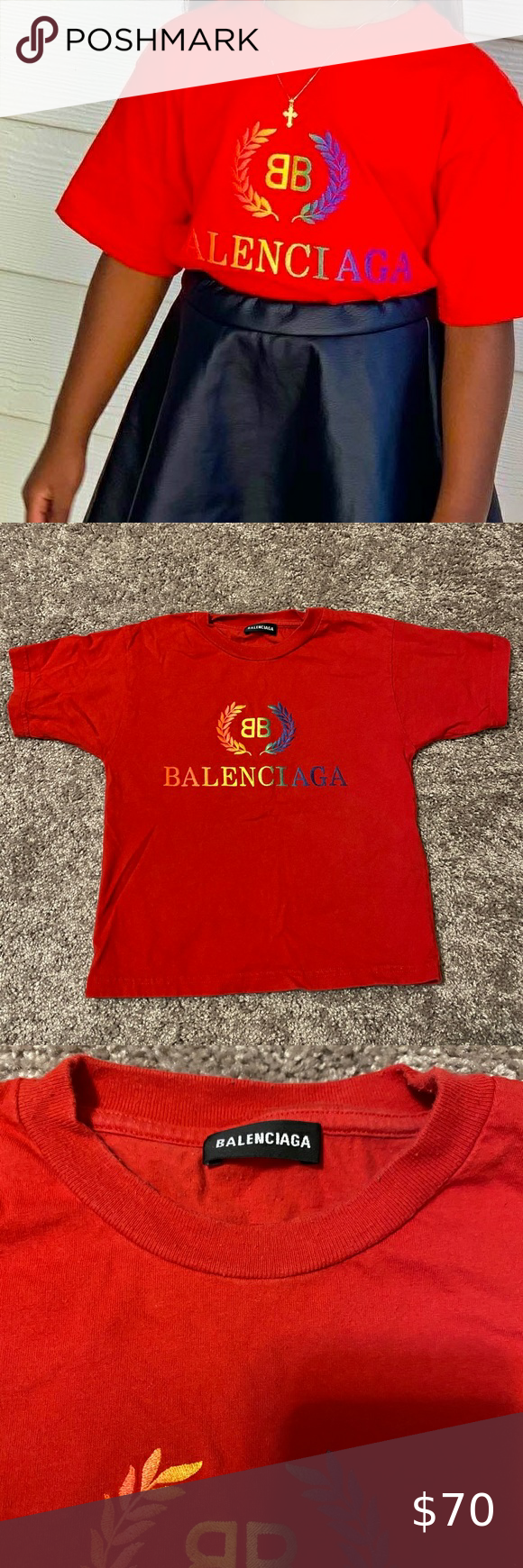 balenciaga t shirt kinder