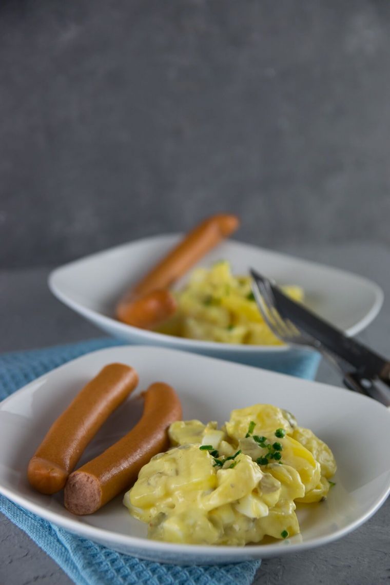 kartoffelsalat mit salatcreme