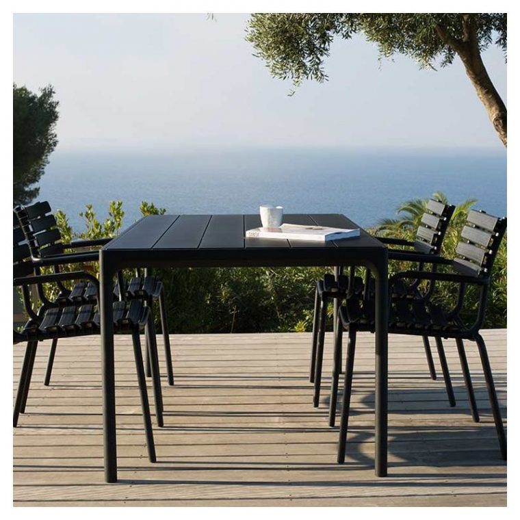 table aluminium jardin