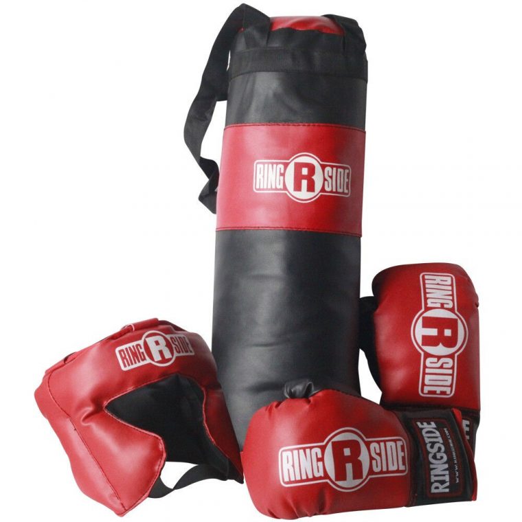 punch bag boxing gloves