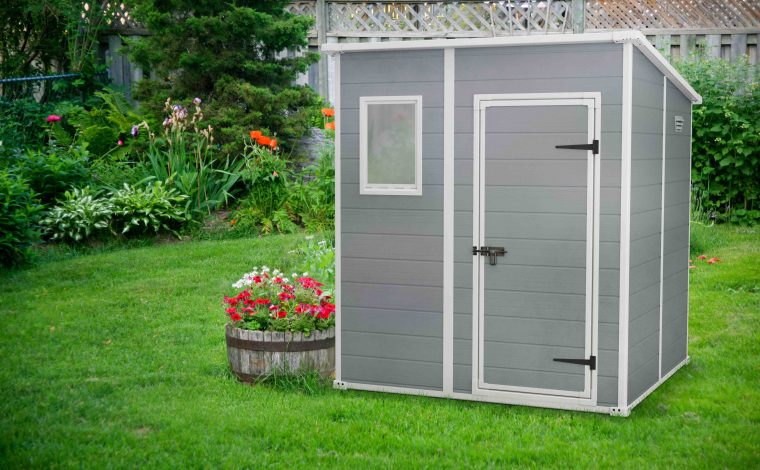 abri de jardin gris anthracite