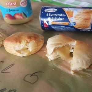 knack und back brötchen mit kräuterbutter