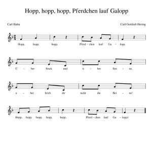 kinderlieder hopp hopp hopp pferdchen lauf galopp