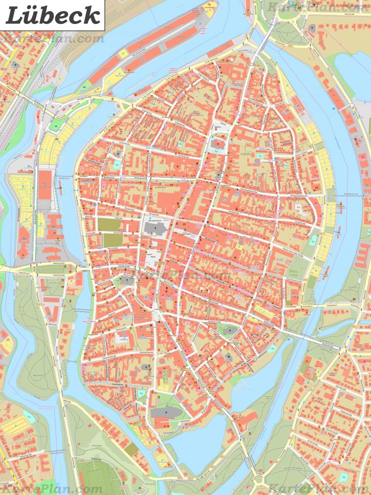 lübeck stadtplan altstadt